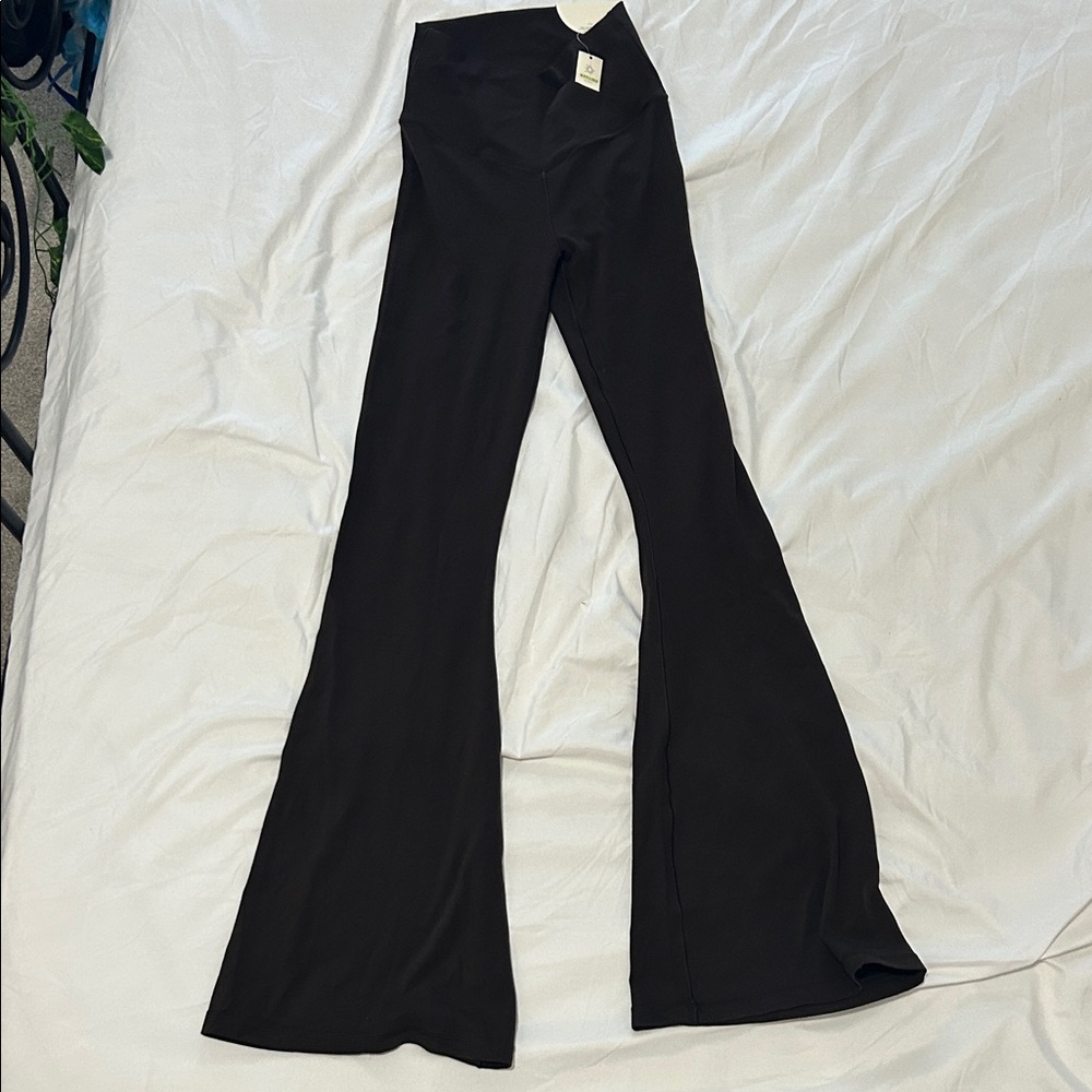 Aerie dark brown Flare Pants